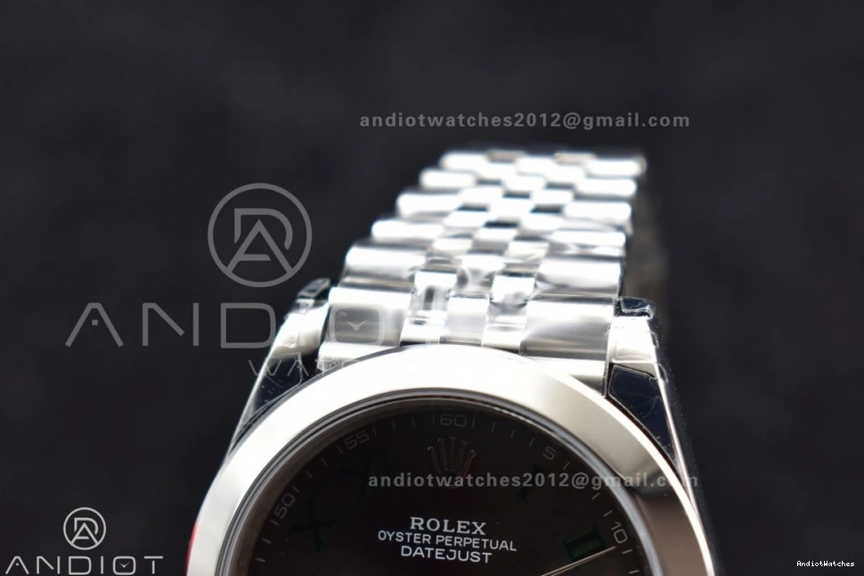 VS FashionForward 41 Jubilee Steel 642 on Green 1:1 126334 DateJust Roman VSF Gray 904L Best Dial SS Edition Bracelet 0923